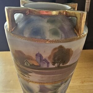 Hand painted nippon vase.